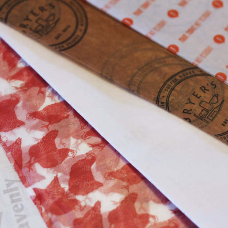 Custom Printed Wax Paper Sheets