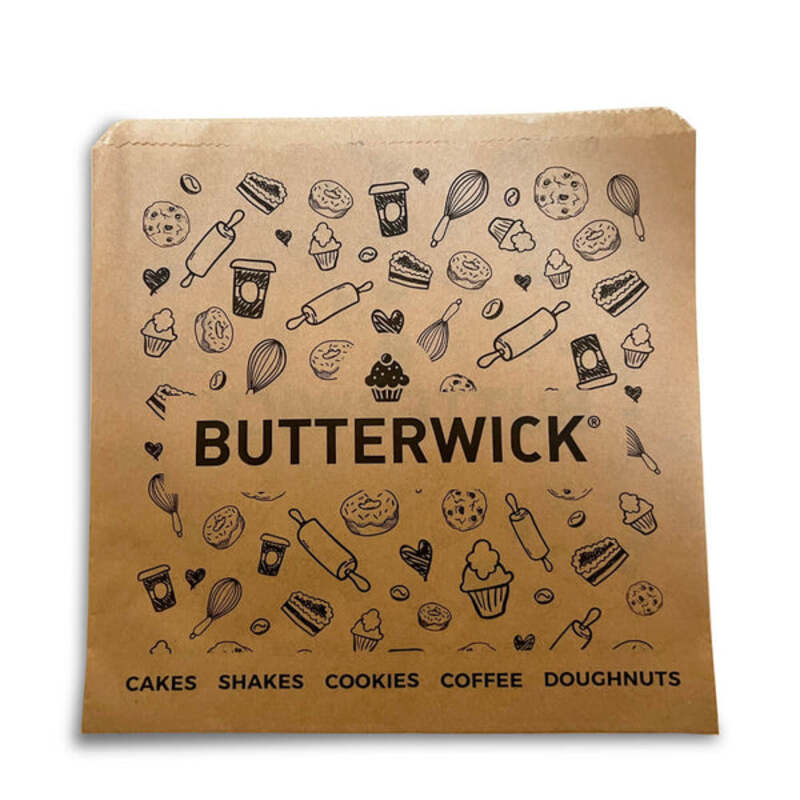 Printed Greaseproof Bags 250 x 250mm (10 x 10
