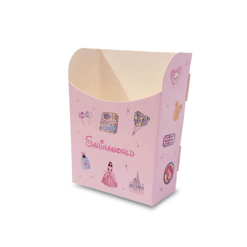 Printed Medium Chip Scoop / Boxes - Flat Pack