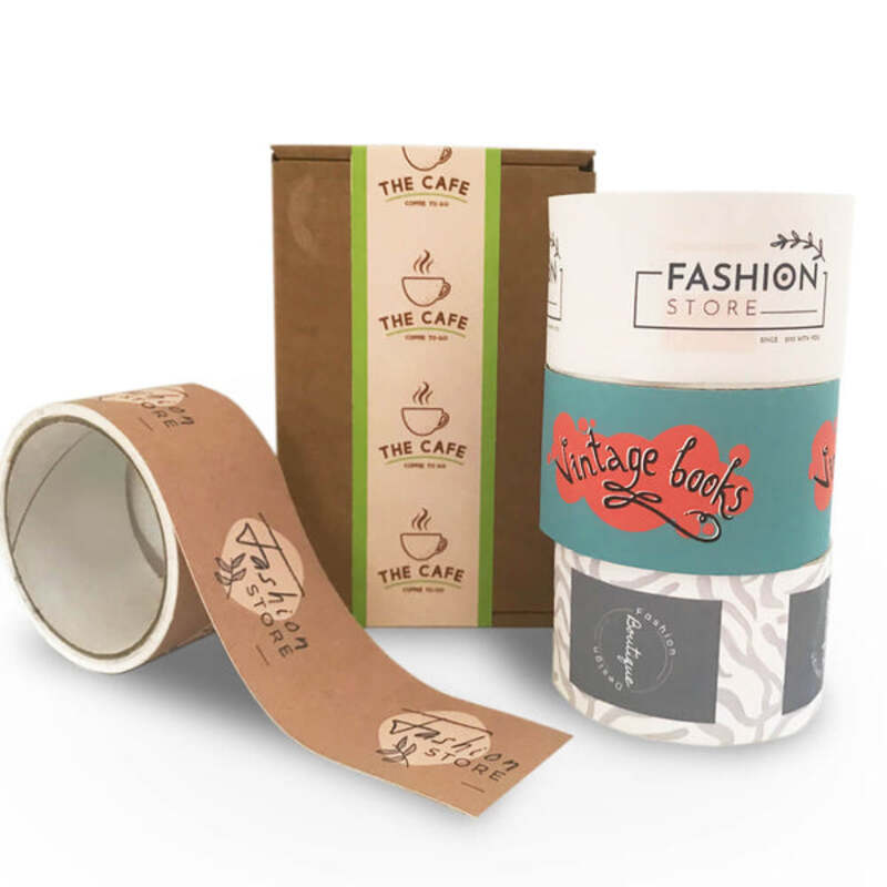 Paper Custom Printed Packaging Tape (50mm x 50m)