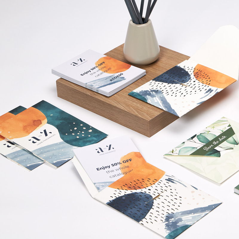 Printed Invitation Envelopes-white cardboard