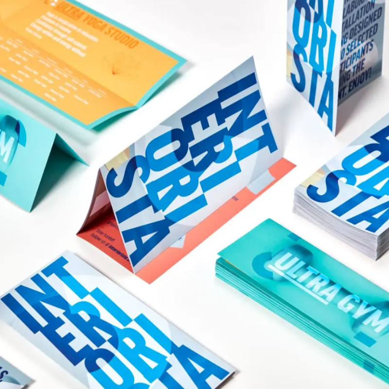 Printed Folded Flyers