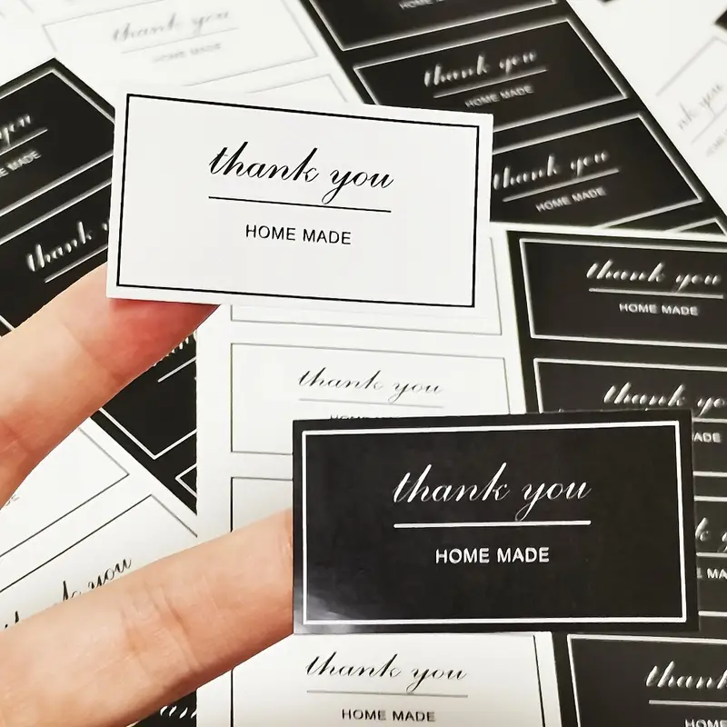 80 x 45mm Printed Rectangle Stickers - Premium Paper
